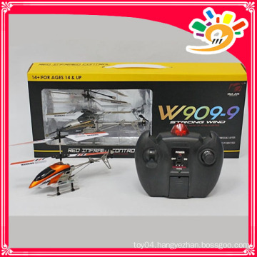 HUAJUN Factory W909-9 Alloy 3.5 channel rc helicopter toys helicopter toys with gyro